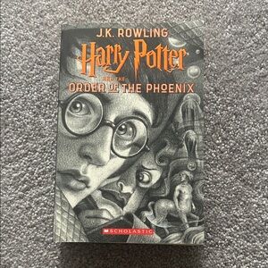 Harry Potter and the Order of the Phoenix - Orange and Gray Cover
